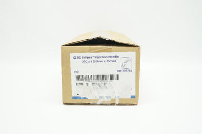 BD 305762 Eclipse Injection Ndle 23G x 1 - Box of 60